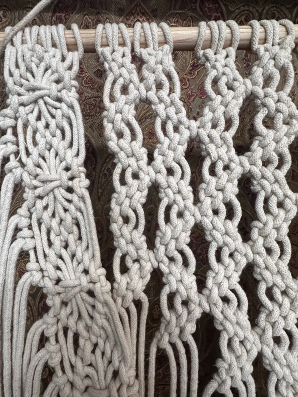Handcrafted Macramé Wall Hanging - Natural Cotton Boho Decor